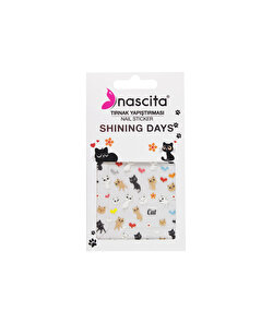 Nascita Nascita Tırnak Yapıştırma Sticker Pretty Cat
