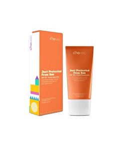 She Vec She Vec Just Protected From Sun Aydınlatıcı ve Leke Karşıtı Güneş Koruyucu Krem SPF50 50 ml