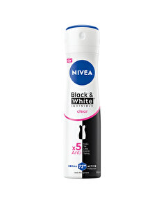 Nivea Nivea Kadın Sprey Deodorant Black&White Clear 150ml