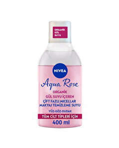 Nivea Nivea Aqua Rose Micellar Gül Suyu İçeren Çift Fazlı Makyaj Temizleme Suyu 400 ml