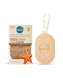 Balmy Balmy Doğal Kabak Lifli Sabun Amber Wood & White Musk 1 adet