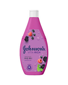 Johnson's Johnson's Vita-Rich Duş Jeli Ahududu Özlü, Yenileyici 400 ml
