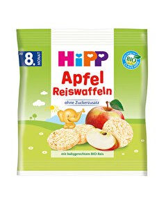 Hipp Hipp Organik Bebek Gofreti Pirinçli Elmalı 35 gr