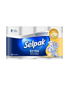 Selpak Selpak Extra Kağıt Havlu Yağ Emici 8'li