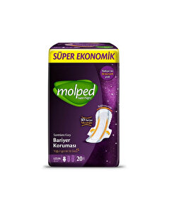 Molped Molped Hijyenik Ped Supernight Uzun 20'li