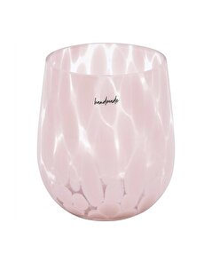 Ideenwelt Ideenwelt Cam Bardak Noktalı Pembe 450 ml