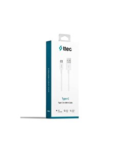 Ttec Ttec Sarj Kablosu Usb-A-Type-C Beyaz