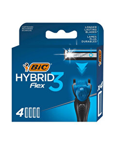 BIC BIC Flex3 Traş Bıçağı Hybrid 3 Bıçaklı 4 Yedek Kartuş 1 adet