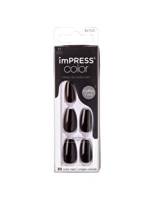 Impress Impress Color Kendinden Yapışkanlı Takma Tırnak Medium All Black