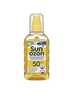 Sunozon Sunozon Transparan Güneş Koruyucu Sprey 50SPF Hassas Cilt 200 ml