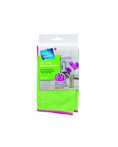 Flink & Sauber Flink & Sauber Mikrofiber Temizlik Bezi Genel Kullanım, 32x37 cm 2 adet