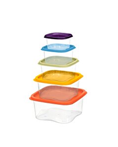 Beehome Beehome Saklama Kabı 5'li Set