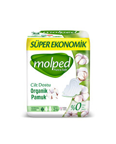 Molped Molped Hijyenik Ped Pure & Soft Normal 24'lü
