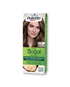Palette Palette Saç Boyası Natural Colors 6-0 Koyu Kumral 30 ml