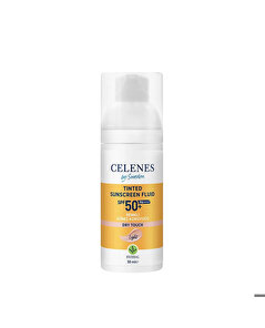 Celenes Celenes Herbal Renkli Güneş Kremi Dry Touch Light SPF50 50 ml