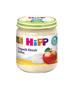 Hipp Hipp Organik Kavanoz Maması Elmalı Sütlaç 200 gr