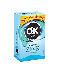 Okey Okey Prezervatif Ekstra Zevk Ekonomik 20'li