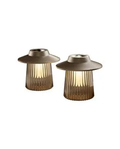 Ideenwelt Ideenwelt Solar Lamba Bronz Şemsiye 2'li