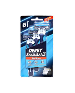 Derby Derby Samurai Tıraş Bıçağı Platinium 3 Blister 6'lı
