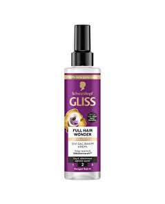 Gliss Gliss Full Hair Wonder Sıvı Saç Kremi 200 ml