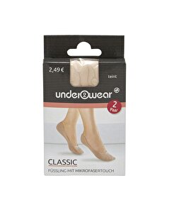 Underwear Underwear Babet Çorap Mikrofiber 40 Den Ten 39-42 2 Çift
