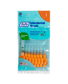 Tepe Tepe Arayüz Fırçası 0.45 mm Turuncu 8'li