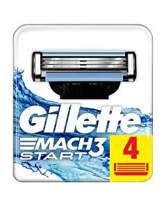 Gillette Gillette Yedek Bıçak Mach 3 Start 4'lü