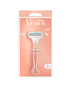 Gillette Venus Gillette Venus Smooth Sensitive Tıraş Makinesi + 2 Adet Yedek Başlık