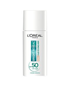 L’Oréal Paris Loreal Paris Bright Reveal Spf 50+ Koyu Leke Karşıtı Fluid Günlük Yüz Güneş Kremi Light 50 ml