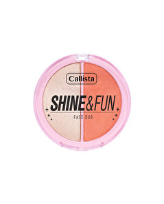 Callista Callista Shine & Fun Face Duo Allık & Aydınlatıcı Paleti 120 Dream Team