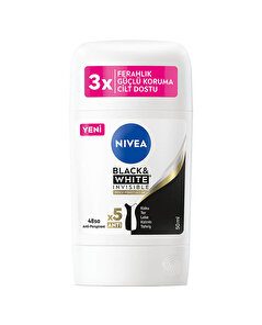 Nivea Nivea Stick Deodorant Black&White Invisible İpeksi Pürüzsüzlük Women 50 ml