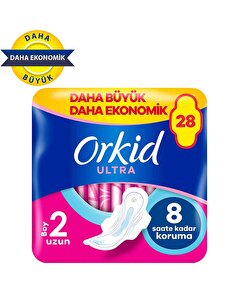 Orkid Orkid Hijyenik Ped Ultra Extra Dörtlü Uzun Paket 28'li