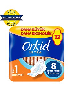 Orkid Orkid Hijyenik Ped Ultra Extra Dörtlü Normal Paket 32'li