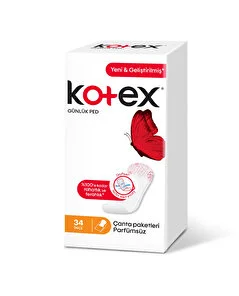 Kotex Kotex Günlük Ped Parfümsüz 34'lü