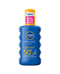 Nivea Sun Nivea Sun Yüksek Güneş Koruyucu Ve Nemlendirici Vücut Spreyi SPF 50+ 200ml