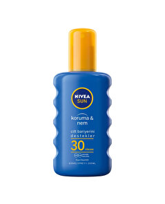 Nivea Sun Nivea Sun Koruma ve Nem Nemlendirici Güneş Kremi Sprey SPF 30 Yüksek Koruma 200 ml
