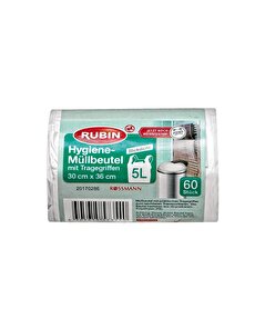 Rubin Rubin Çöp Torbası - 5 Litre 30x36 cm 60'lı