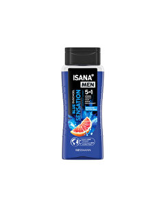 Isana Men Isana Men Duş Jeli 5 in 1 Blue Sensation 300 ml
