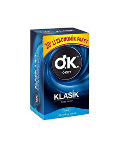 Okey Okey Prezervatif Klasik Ekonomik 20'li