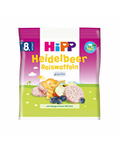 Hipp Hipp Organik Bebek Gofreti Yabanmersinli ve Pirinçli 30 gr