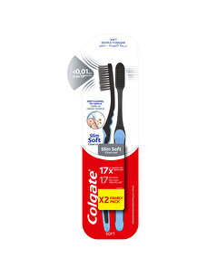 Colgate Colgate Diş Fırçası Mikro İnce Siyah Yumuşak 2'li