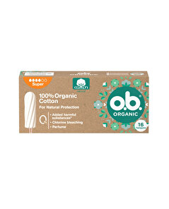 O.B O.B. Tampon Organic 16'lı Super