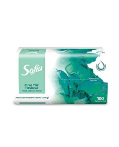 Sofia Sofia El ve Yüz Havlusu 100'lü