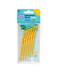 Tepe Tepe Arayüz Fırçası Angle Saplı 0.7 mm Sarı 6'lı
