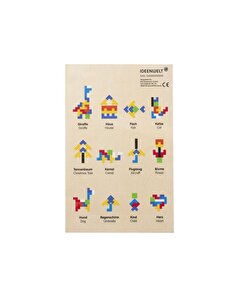 Ideenwelt Ideenwelt Ahşap Puzzle 40 Blok