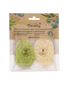 For Your Beauty For Your Beauty Temizleme ve Peeling Süngeri 2'li