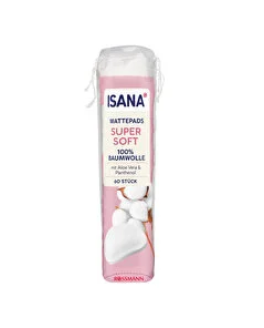 Isana Isana Disk Pamuk Aloe vera ve provitamin B5, Süper Yumuşak 60'lı