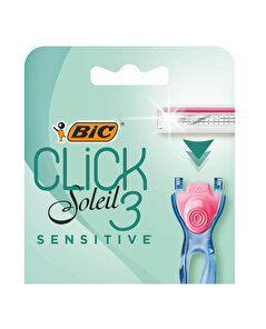 Bic Bic Soleil Click 3 Bıçaklı Sensitive 4'lü Yedek Başlık