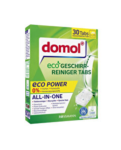 Domol Domol Bulaşık Makinesi Tableti Eco Folyosuz 30'lu