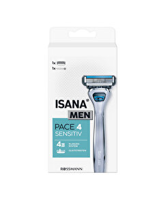 Isana Men Isana Men Tıraş Bıçağı Krom ve Teflon Kaplı Oynar Başlı Hassas Ciltler İçin